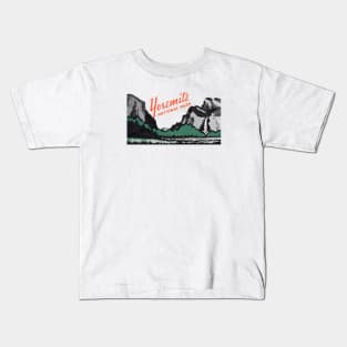 1940 Yosemite National Park Kids T-Shirt